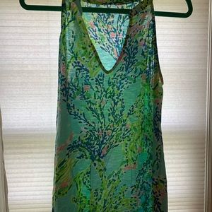 Lilly Pulitzer tank halter top like new condition “Blue Heaven”
